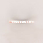 Eternity Ring No.65 in Rose Gold - Diamond/CZ - Roelavi