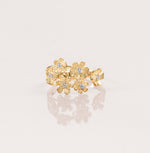 Unique Flower Branch No.1 Yellow Gold - Diamond - Roelavi