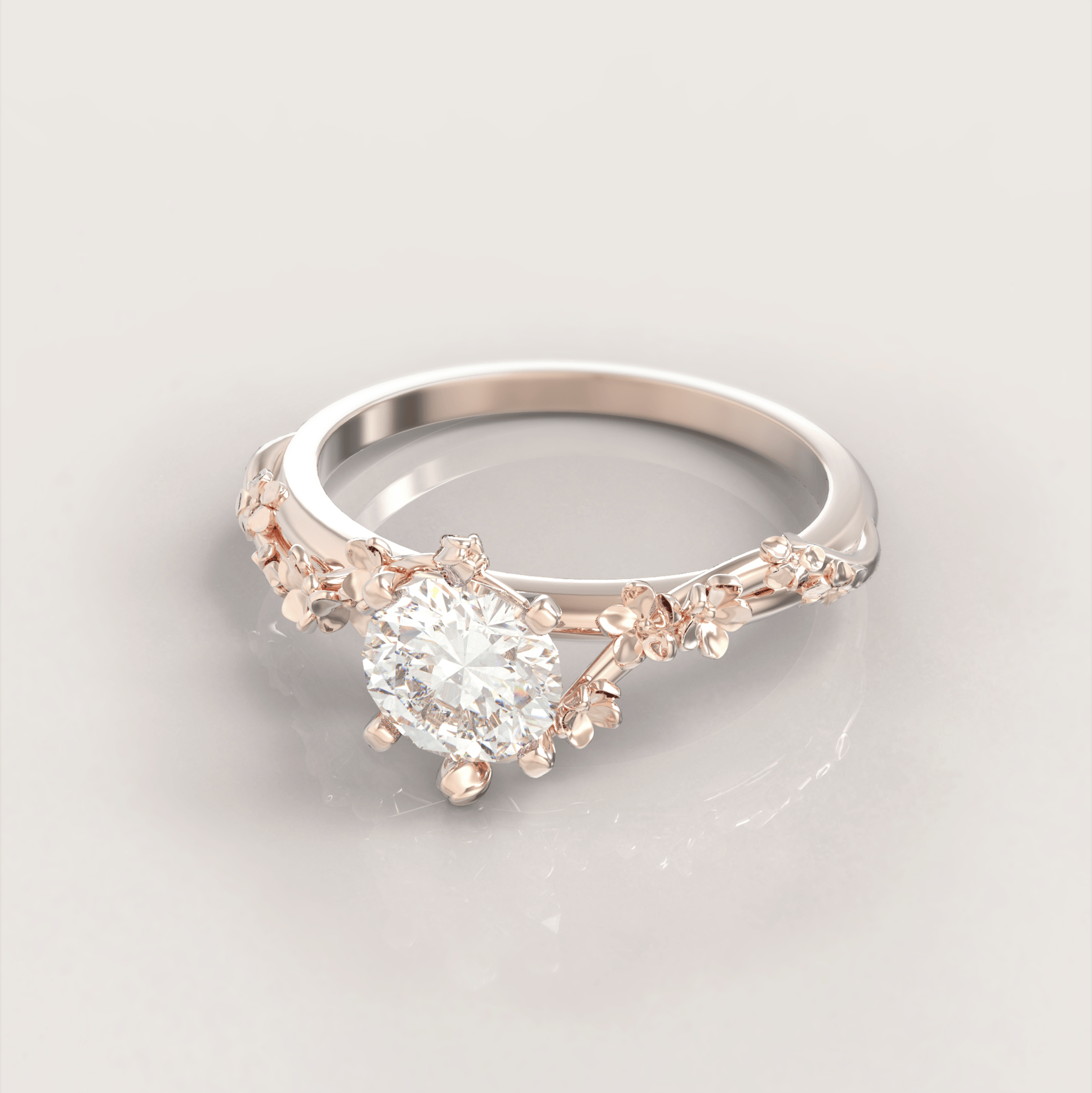 Petite Tempo Ring | Three-Stone Engagement Ring | Melanie Casey