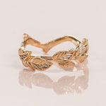 Unique Leaves Ring No.3 in Yellow Gold - Roelavi