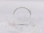 Unique Leaves Tiara Wedding Ring No.70 in White Gold - Diamond - Roelavi